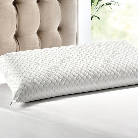 Almofada de Aloe Vera visco para mudança de postura, firmeza média - PANYI