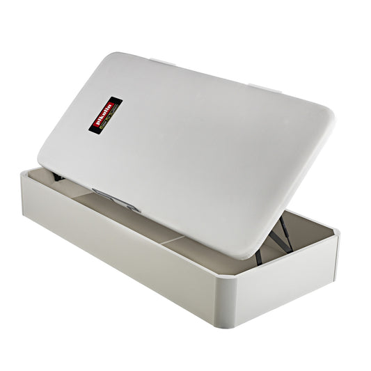 Sommier de madeira com arrumação juvenil em cor branca - NATURBOX JUV